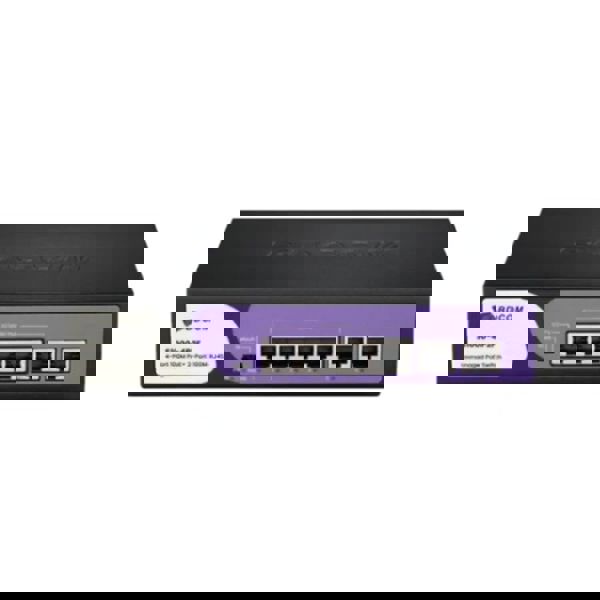 BDCOM S1000-4P2F 4-Port 10/100M PoE+ 2-Port 10/100M RJ45 Uplink, 60W